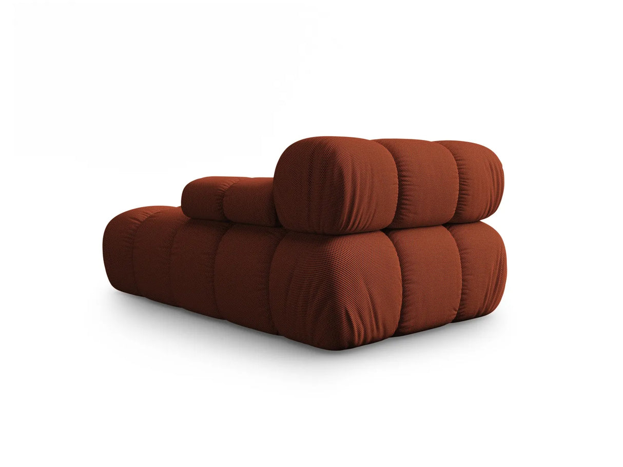 Bellis Modulares Sofa Einzelmodul Chaise Longue Rechts mit 3D-Stoff (Son44) in Ziegel, 155x94 cm – Bild 3