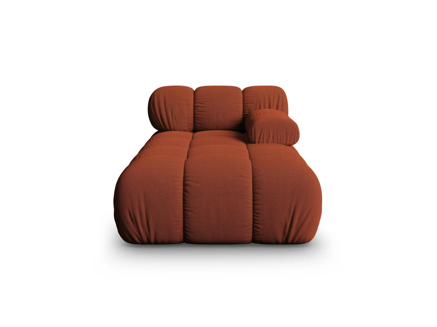 Bellis Modulares Sofa Einzelmodul Chaise Longue Rechts mit 3D-Stoff (Son44) in Ziegel, 155x94 cm – Bild 6