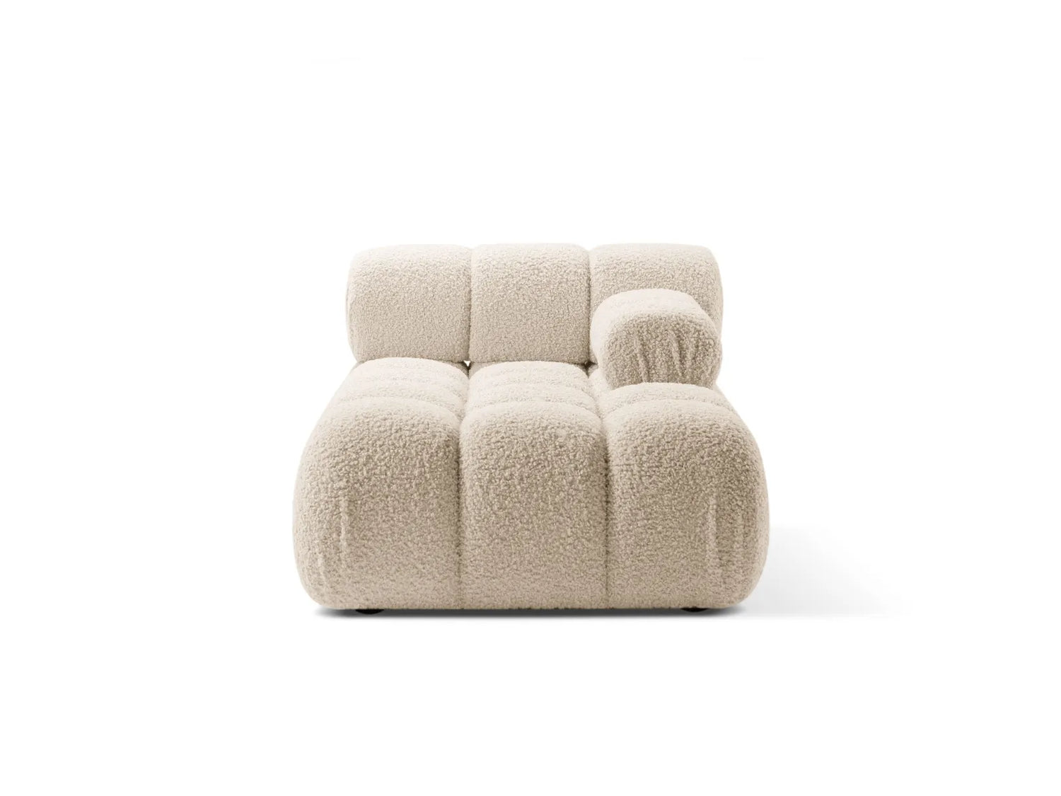 Bellis Modulares Sofa Einzelmodul Chaise Longue Rechts mit Boucle-Polsterung 155x94 cm – Bild 1