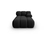 Bellis Modulares Sofa Einzelmodul Chaise Longue Rechts mit Samt-Stoff (Blu19) in Schwarz, 155x94 cm – Bild 1