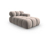 Bellis Modulares Sofa Einzelmodul Chaise Longue Rechts mit Samt-Stoff (Blu40) in Cappuccino, 155x94 cm – Bild 2