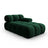 Bellis Modulares Sofa Einzelmodul Chaise Longue Rechts mit Samt-Stoff (Blu78) in Flaschengrün, 155x94 cm – Bild 2