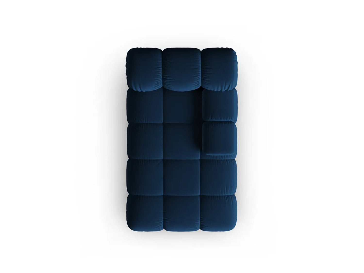 Bellis Modulares Sofa Einzelmodul Chaise Longue Rechts mit Samt-Stoff (Blu86) in Königsblau, 155x94 cm – Bild 4