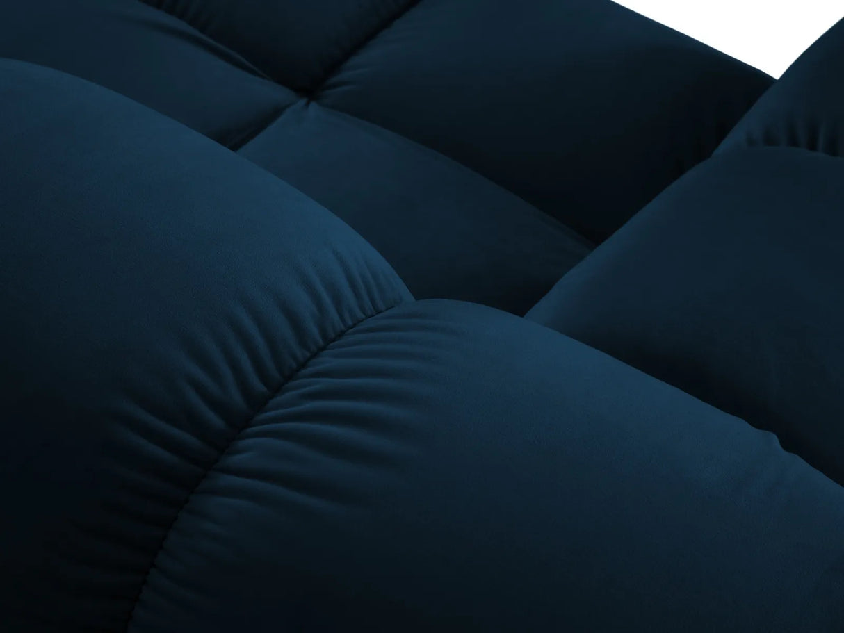 Bellis Modulares Sofa Einzelmodul Chaise Longue Rechts mit Samt-Stoff (Blu86) in Königsblau, 155x94 cm – Bild 5