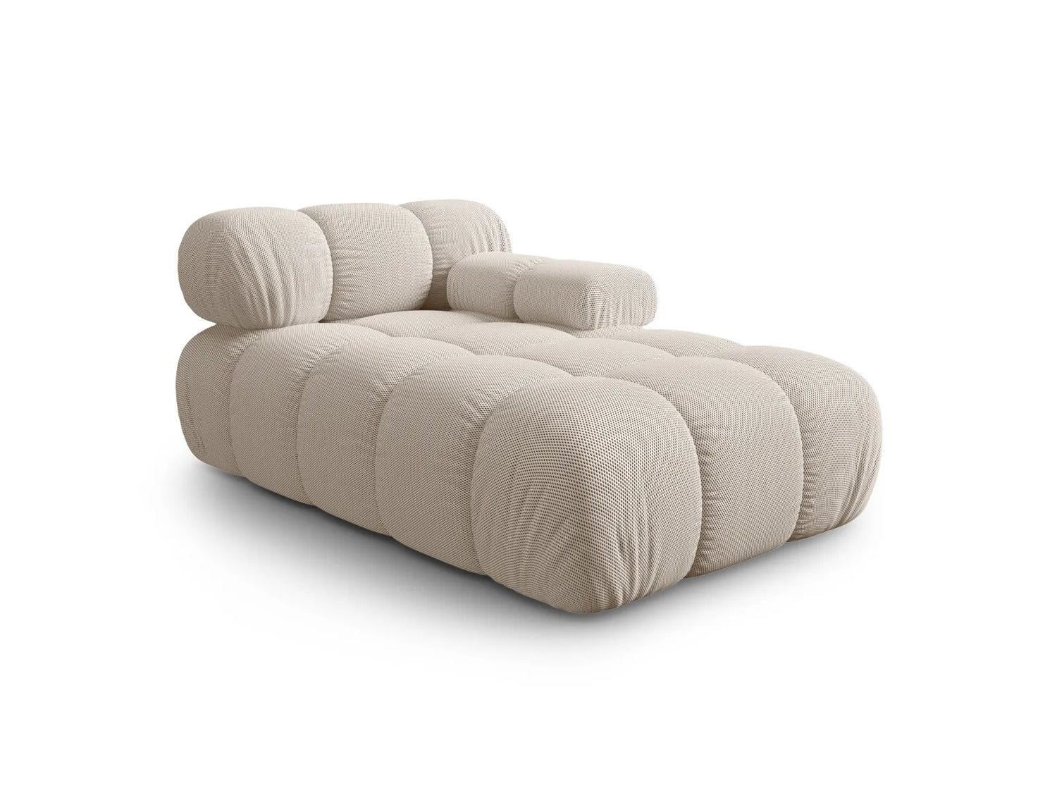 Bellis Modulares Sofa Einzelmodul Chaise Longue Rechts mit Samtbezug oder 3D-Stoff, 155x94 cm – Bild 2