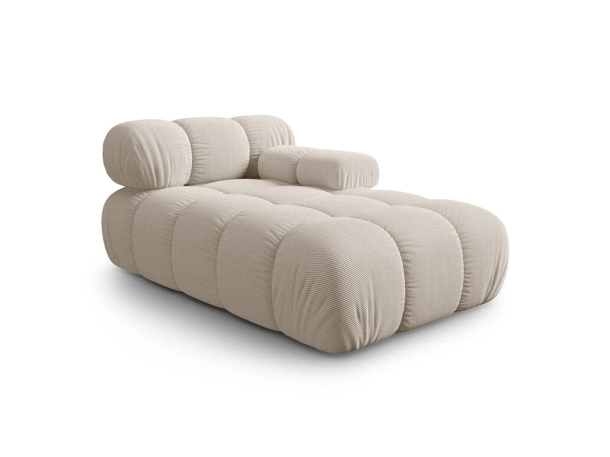 Bellis Modulares Sofa Einzelmodul Chaise Longue Rechts mit Samtbezug oder 3D-Stoff, 155x94 cm – Bild 2