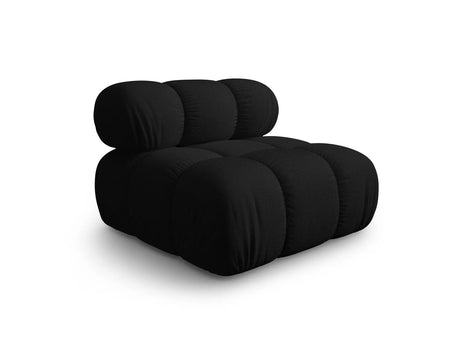 Bellis Modulares Sofa Einzelmodul in 3D-Stoff (Son19), Schwarz, 94 cm – Bild 3