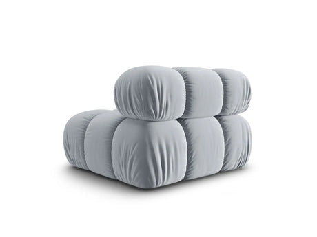 Bellis Modulares Sofa Einzelmodul in Samt-Stoff (Blu06), Light Blue, 94 cm – Bild 3