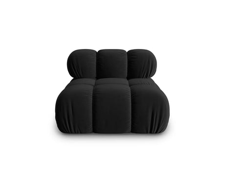 Bellis Modulares Sofa Einzelmodul in Samt-Stoff (Blu19), Schwarz, 94 cm – Bild 1