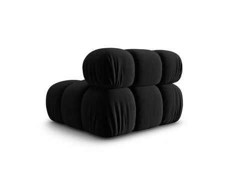Bellis Modulares Sofa Einzelmodul in Samt-Stoff (Blu19), Schwarz, 94 cm – Bild 4
