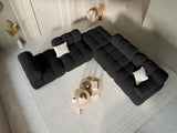 Bellis Modulares Sofa Einzelmodul in Samt-Stoff (Blu19), Schwarz, 94 cm – Bild 8