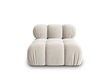 Bellis Modulares Sofa Einzelmodul in Samt-Stoff (Blu30), Dunkelbeige, 94 cm – Bild 1
