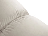 Bellis Modulares Sofa Einzelmodul in Samt-Stoff (Blu30), Dunkelbeige, 94 cm – Bild 5