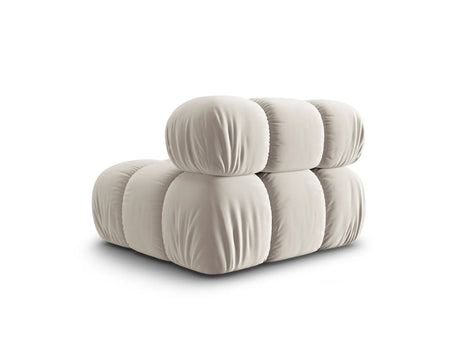 Bellis Modulares Sofa Einzelmodul in Samt-Stoff (Blu30), Dunkelbeige, 94 cm – Bild 6
