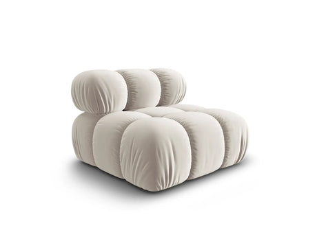 Bellis Modulares Sofa Einzelmodul in Samt-Stoff (Blu30), Dunkelbeige, 94 cm – Bild 8