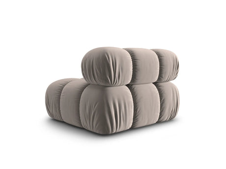Bellis Modulares Sofa Einzelmodul in Samt-Stoff (Blu40), Cappuccino, 94 cm – Bild 1