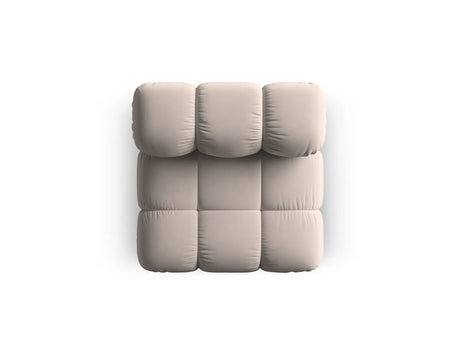Bellis Modulares Sofa Einzelmodul in Samt-Stoff (Blu40), Cappuccino, 94 cm – Bild 6