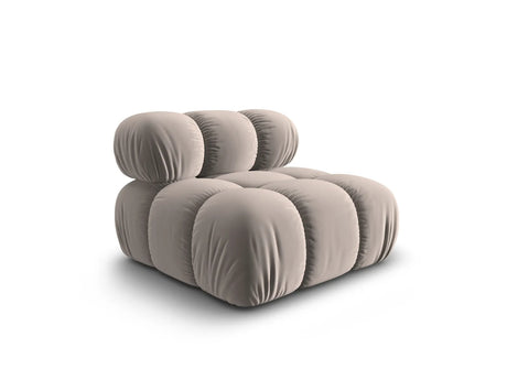 Bellis Modulares Sofa Einzelmodul in Samt-Stoff (Blu40), Cappuccino, 94 cm – Bild 7