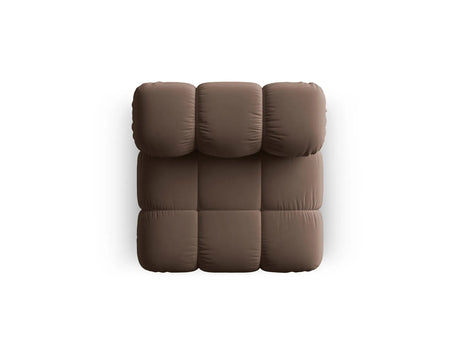 Bellis Modulares Sofa Einzelmodul in Samt-Stoff (Blu48), Dark Brown, 94 cm – Bild 7
