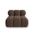 Bellis Modulares Sofa Einzelmodul in Samt-Stoff (Blu48), Dark Brown, 94 cm – Bild 8