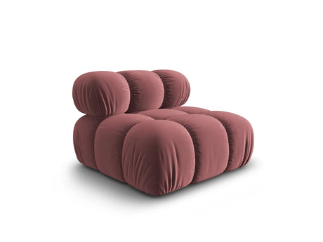 Bellis Modulares Sofa Einzelmodul in Samt-Stoff (Blu52), Pink, 94 cm – Bild 1