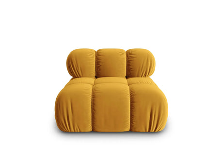 Bellis Modulares Sofa Einzelmodul in Samt-Stoff (Blu68), Gelb, 94 cm – Bild 1