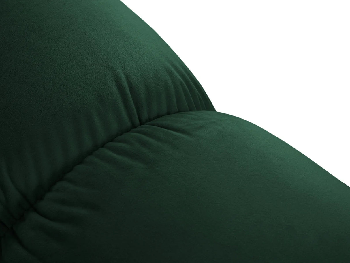 Bellis Modulares Sofa Einzelmodul in Samt-Stoff (Blu78), Flaschengrün, 94 cm – Bild 4