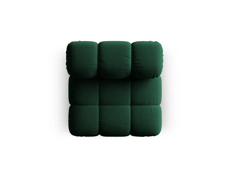 Bellis Modulares Sofa Einzelmodul in Samt-Stoff (Blu78), Flaschengrün, 94 cm – Bild 6
