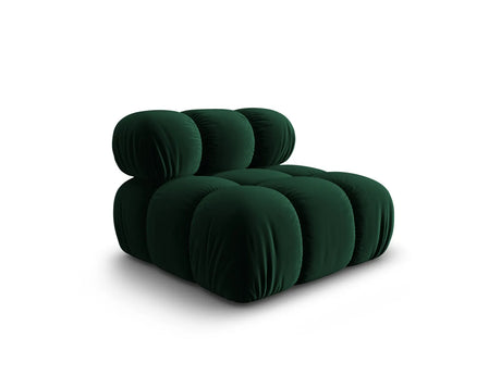Bellis Modulares Sofa Einzelmodul in Samt-Stoff (Blu78), Flaschengrün, 94 cm – Bild 7