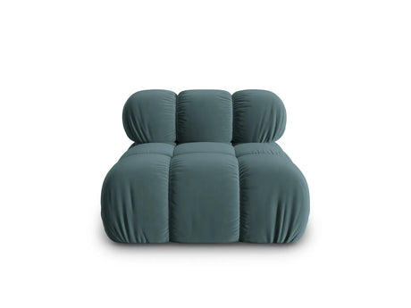 Bellis Modulares Sofa Einzelmodul in Samt-Stoff (Blu85), Turquoise, 94 cm – Bild 2