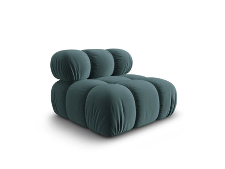 Bellis Modulares Sofa Einzelmodul in Samt-Stoff (Blu85), Turquoise, 94 cm – Bild 3