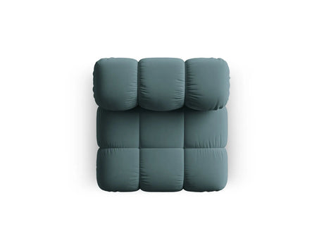 Bellis Modulares Sofa Einzelmodul in Samt-Stoff (Blu85), Turquoise, 94 cm – Bild 4