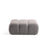 Bellis Modulares Sofa Einzelmodul Pouf 94cm aus Boucle-Stoff (Rolf6) in Hellgrau – Bild 1