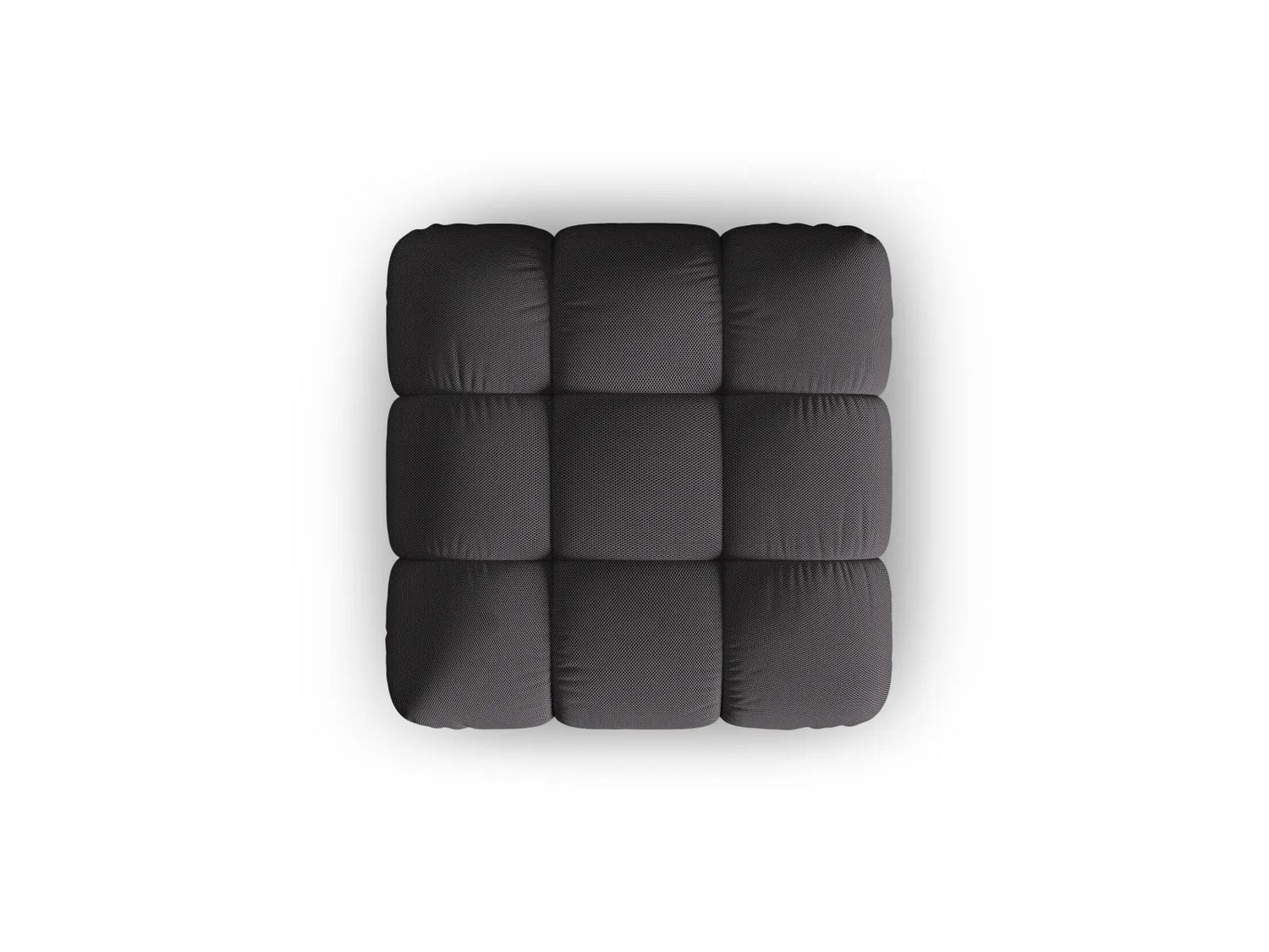 Bellis Modulares Sofa Einzelmodul Pouf mit 3D-Stoff (Son15) in Espresso, 94 cm – Bild 2