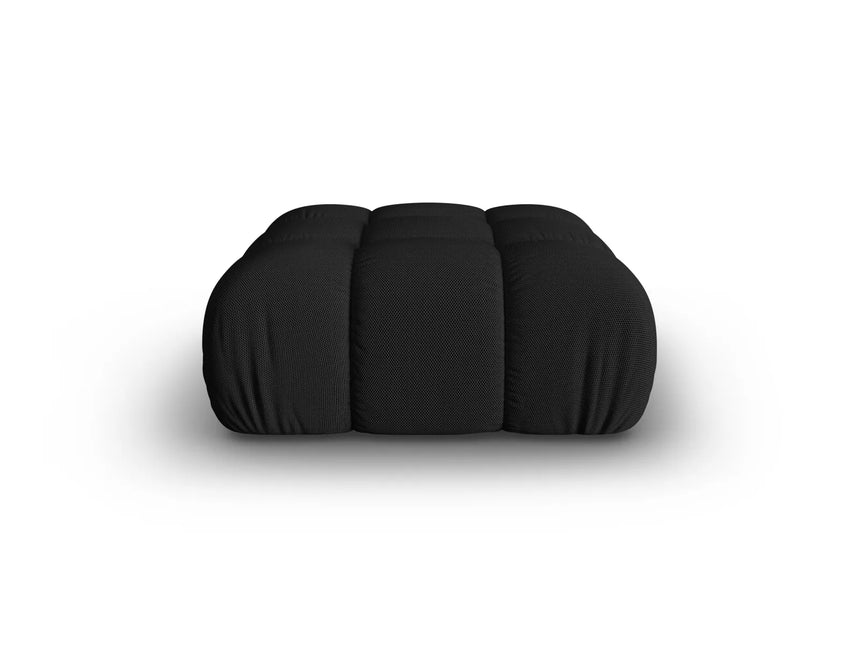Bellis Modulares Sofa Einzelmodul Pouf mit 3D-Stoff (Son19) in Schwarz, 94 cm – Bild 1