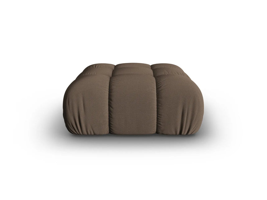 Bellis Modulares Sofa Einzelmodul Pouf mit 3D-Stoff (Son40) in Braun, 94 cm – Bild 1