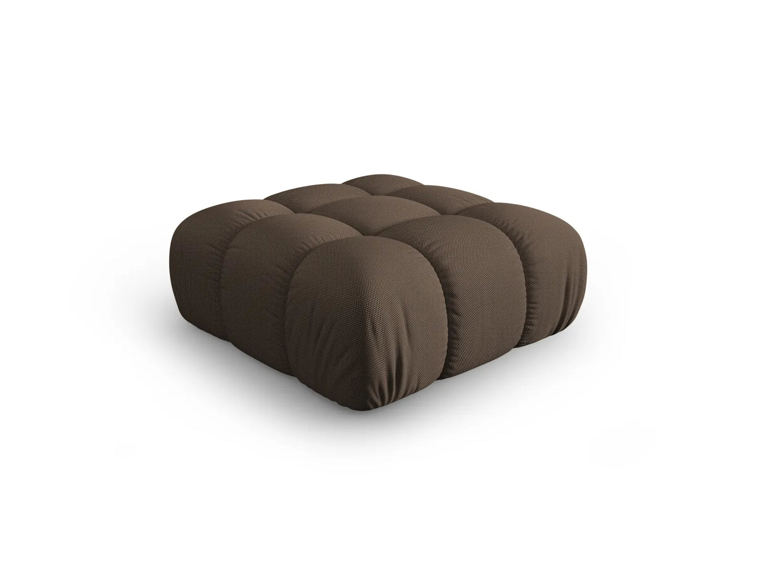 Bellis Modulares Sofa Einzelmodul Pouf mit 3D-Stoff (Son40) in Braun, 94 cm – Bild 5