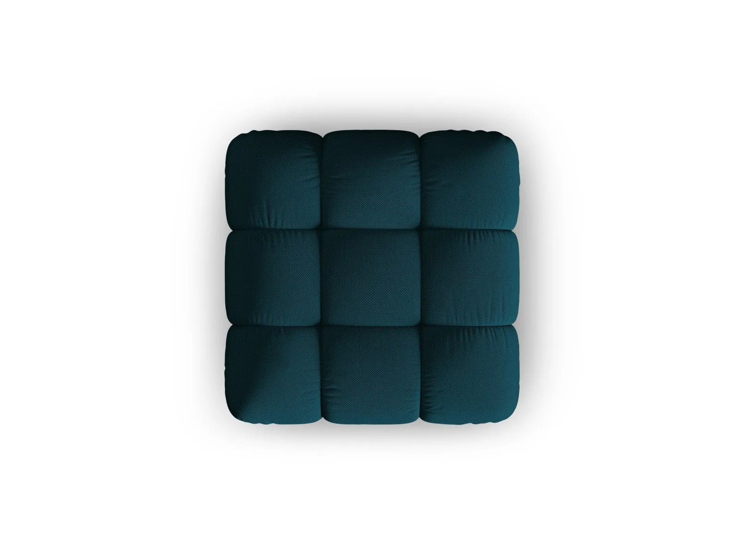 Bellis Modulares Sofa Einzelmodul Pouf mit 3D-Stoff (Son87) in Marineblau, 94 cm – Bild 3