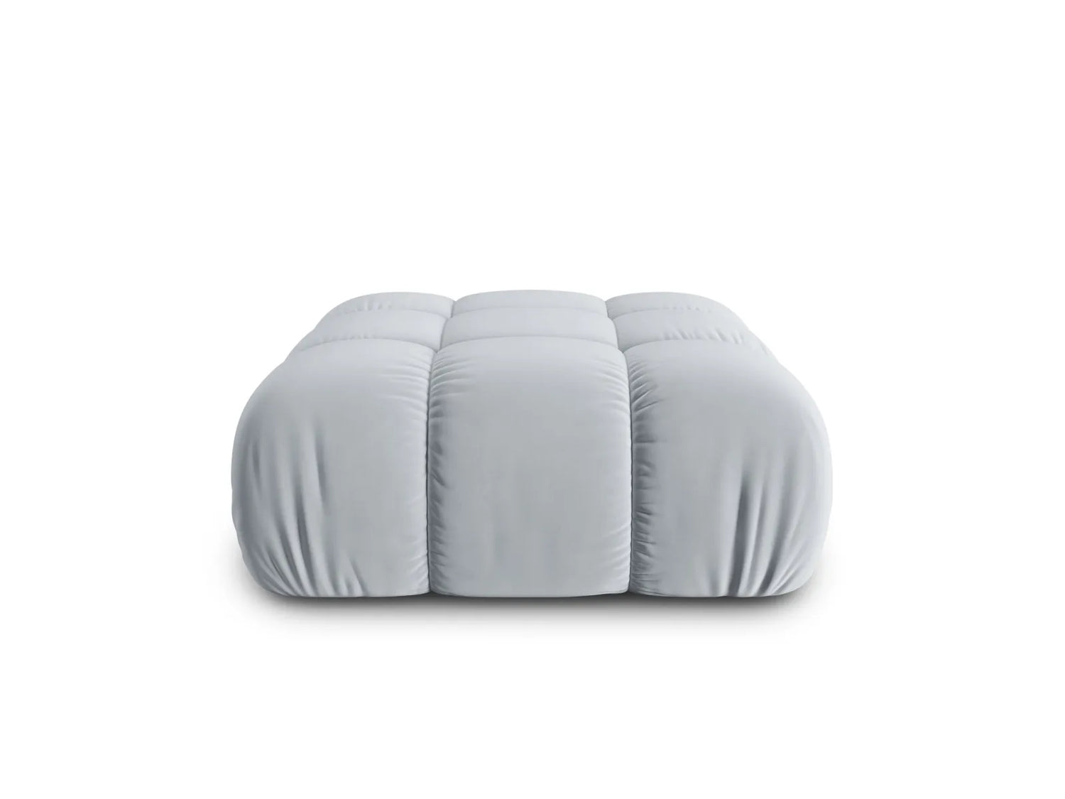 Bellis Modulares Sofa Einzelmodul Pouf mit Samt-Stoff (Blu06) in Hellblau, 94 cm – Bild 2