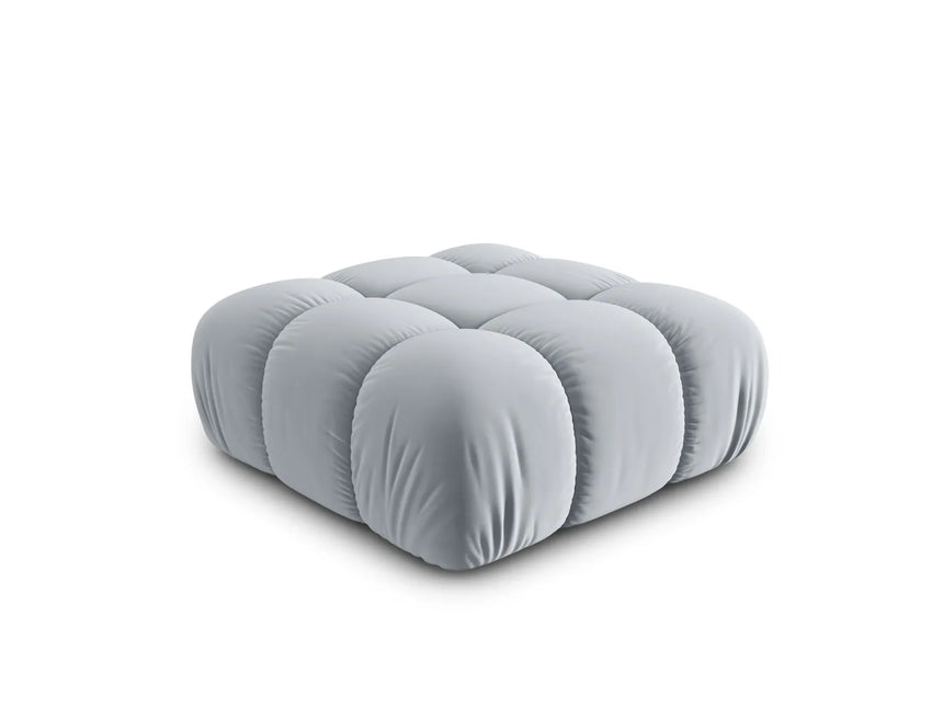 Bellis Modulares Sofa Einzelmodul Pouf mit Samt-Stoff (Blu06) in Hellblau, 94 cm – Bild 3