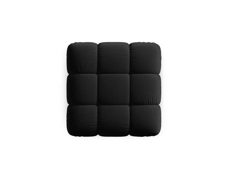 Bellis Modulares Sofa Einzelmodul Pouf mit Samt-Stoff (Blu19) in Schwarz, 94 cm – Bild 3