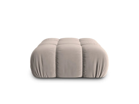 Bellis Modulares Sofa Einzelmodul Pouf mit Samt-Stoff (Blu40) in Cappuccino, 94 cm – Bild 2