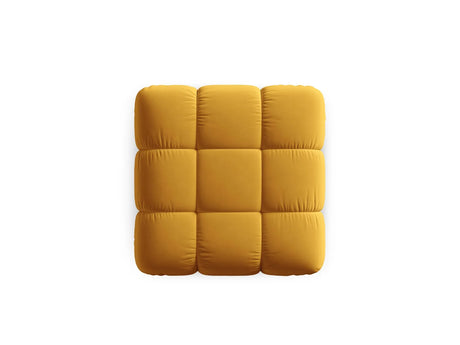 Bellis Modulares Sofa Einzelmodul Pouf mit Samt-Stoff (Blu68) in Gelb, 94 cm – Bild 3