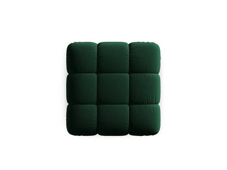 Bellis Modulares Sofa Einzelmodul Pouf mit Samt-Stoff (Blu78) in Flaschengrün, 94 cm – Bild 3