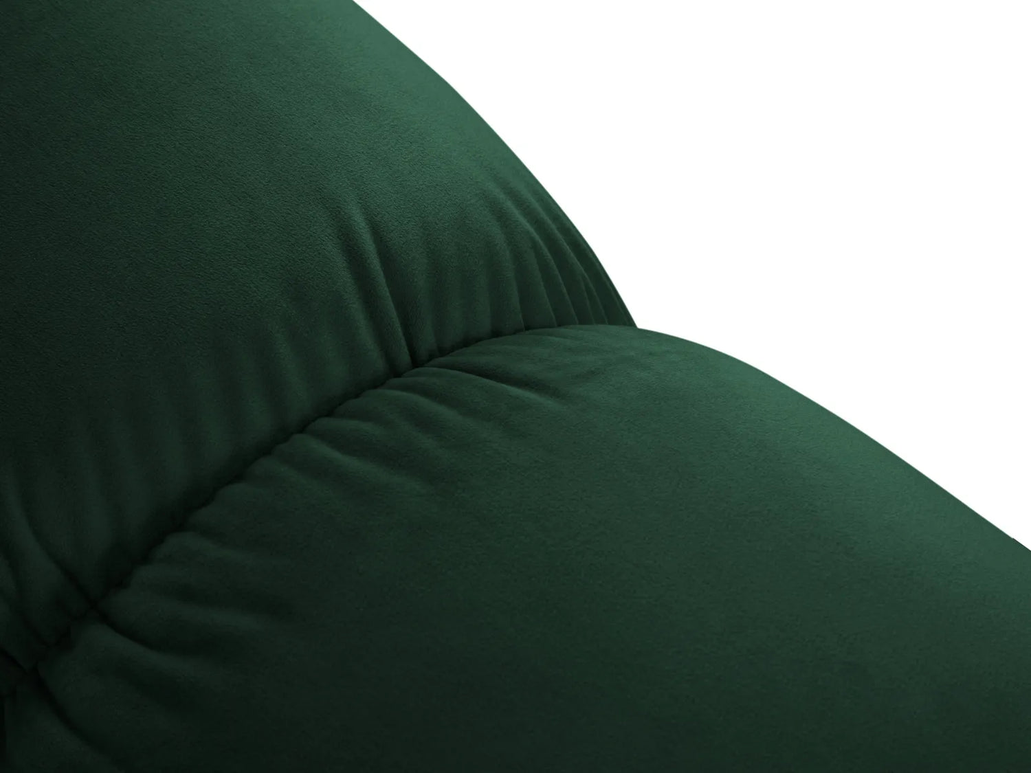 Bellis Modulares Sofa Einzelmodul Pouf mit Samt-Stoff (Blu78) in Flaschengrün, 94 cm – Bild 4