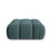 Bellis Modulares Sofa Einzelmodul Pouf mit Samt-Stoff (Blu85) in Türkis, 94 cm – Bild 1