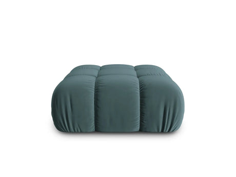Bellis Modulares Sofa Einzelmodul Pouf mit Samt-Stoff (Blu85) in Türkis, 94 cm – Bild 1