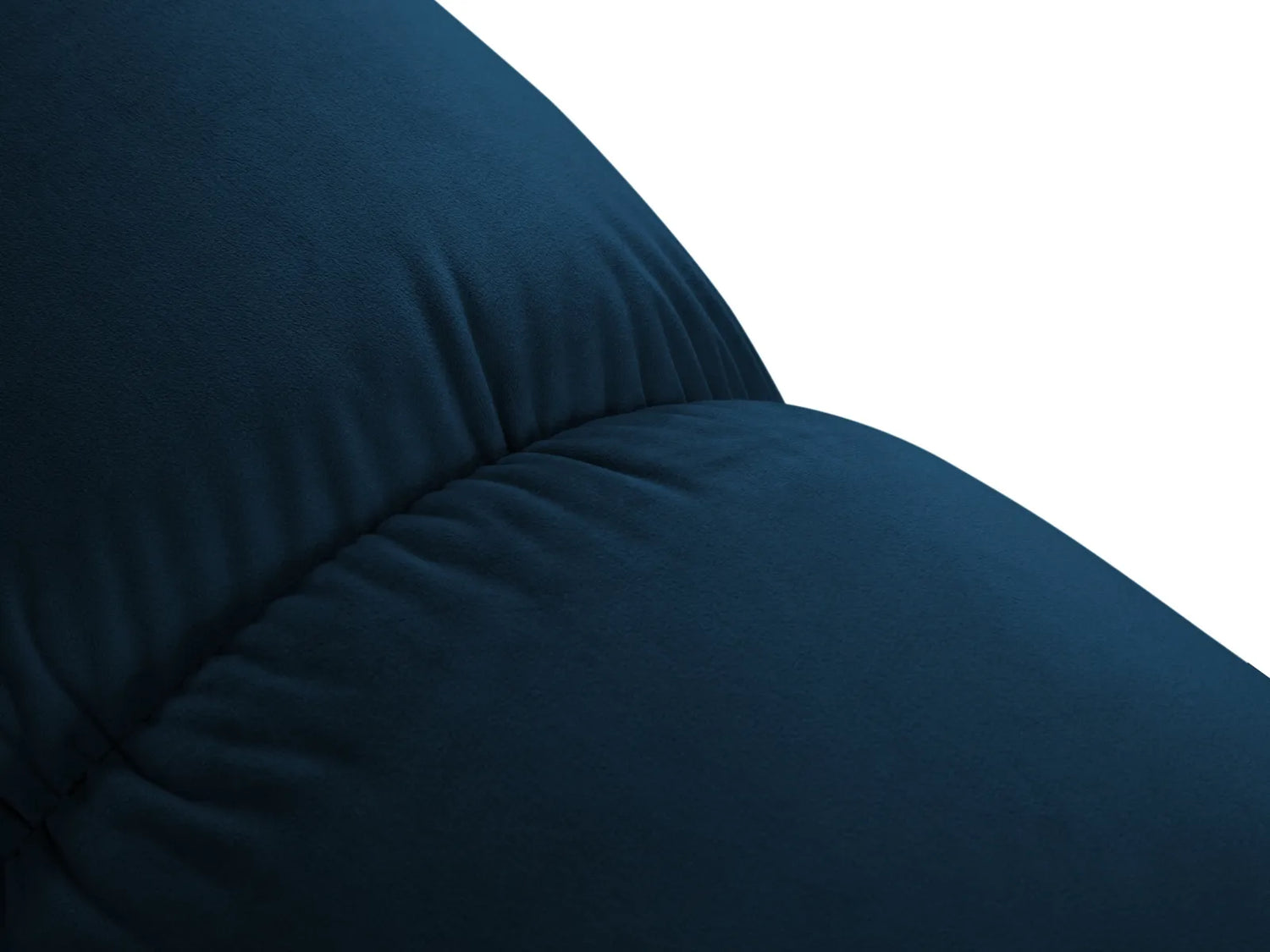 Bellis Modulares Sofa Einzelmodul Pouf mit Samt-Stoff (Blu86) in Königsblau, 94 cm – Bild 4