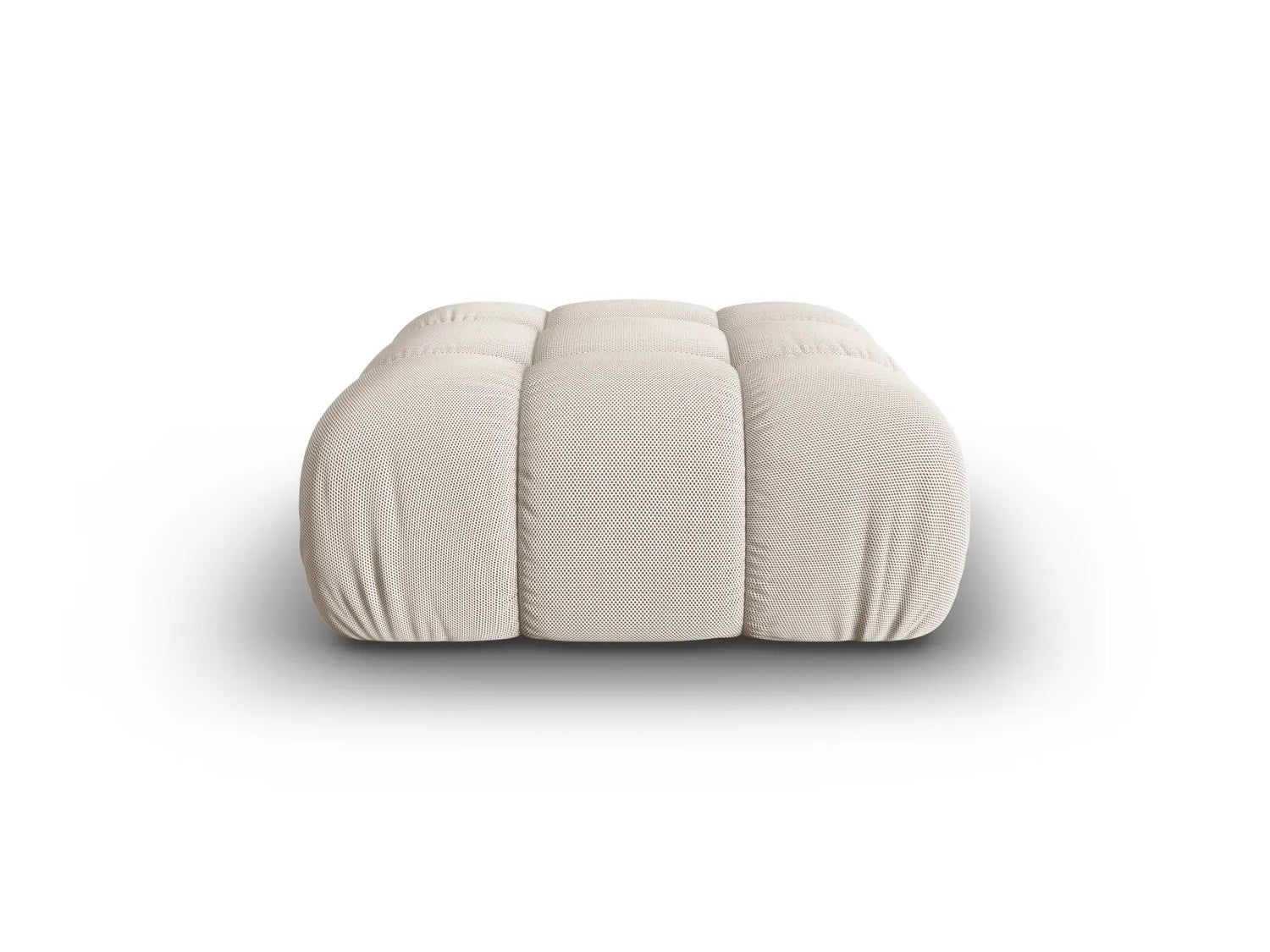 Bellis Modulares Sofa Einzelmodul Pouf mit Samtbezug oder 3D-Stoff, 94 cm – Bild 1