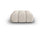 Bellis Modulares Sofa Einzelmodul Pouf mit Samtbezug oder 3D-Stoff, 94 cm – Bild 1